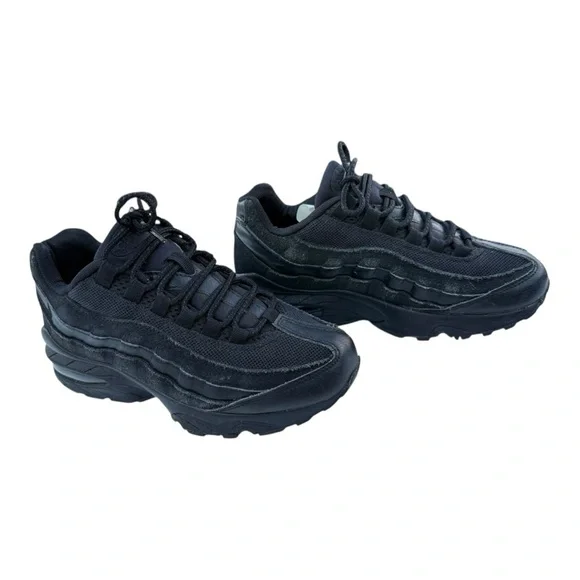 Nike Air Max 95 GS Triple Black, Women’s size 6.5 - Picture 3 of 10